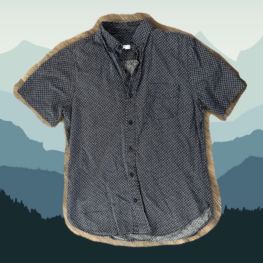 Fossil Short Sleeve Button-Down Shirt
